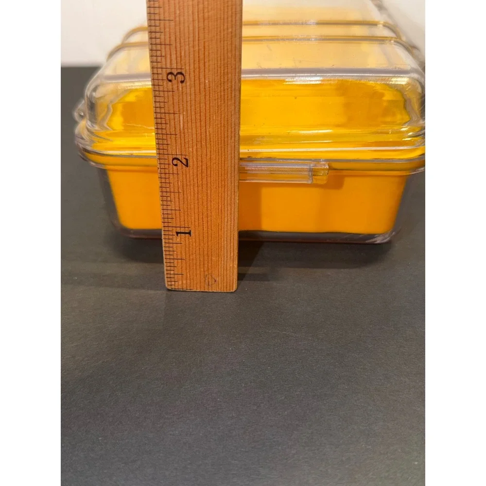 Pelican 1060 Micro Case Clear Yellow Water Resistant Hard Shell Storage Box USA